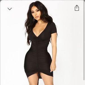 Fashion Nova “Lhasa Ruched Dress”